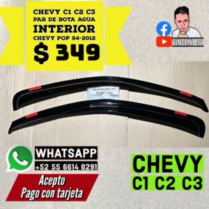 Par de Botagua Interior Chevy POP (1994-2012)