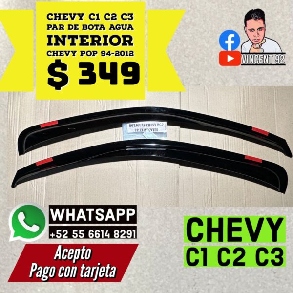 Par de Botagua Interior Chevy POP (1994-2012)