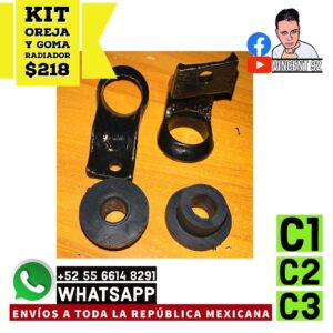 Kit Oreja y Goma Radiador