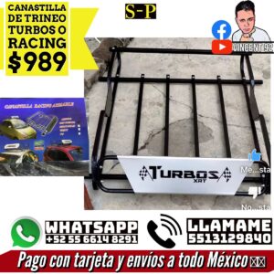 Canastilla de Trineo Turbos o Racing