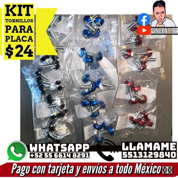 Kit Tornillos Para Placas