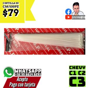 Cintilla 30 Cm / 100 Pz