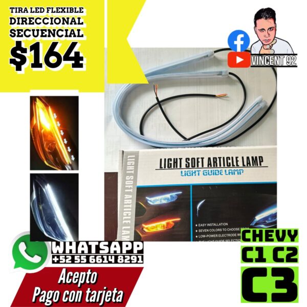Tira Led Flexible Direccional Secuencial