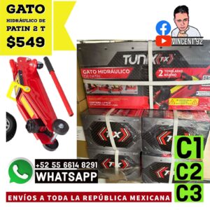 Gato Hidraulico de Patin 2 T